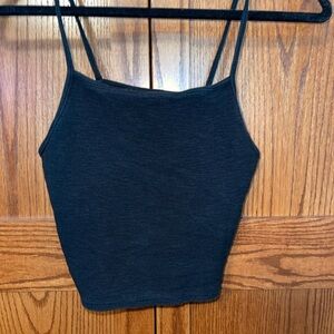 Black crop top